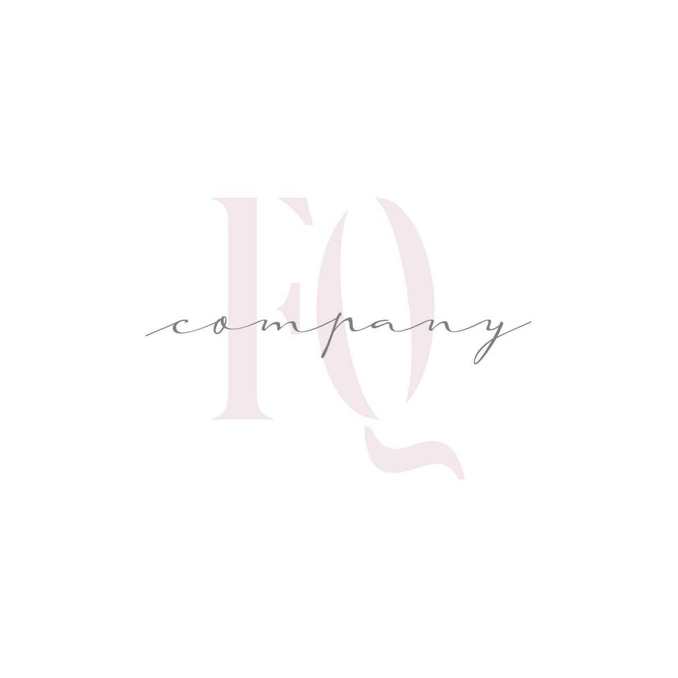 FQ Beauty Initial Template Vector Design