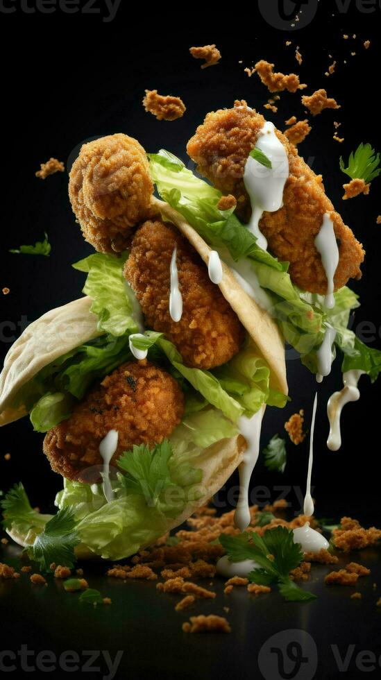AI Generative a photo of falafel