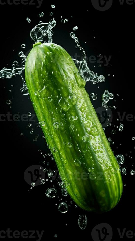 AI Generative a photo of cucumber