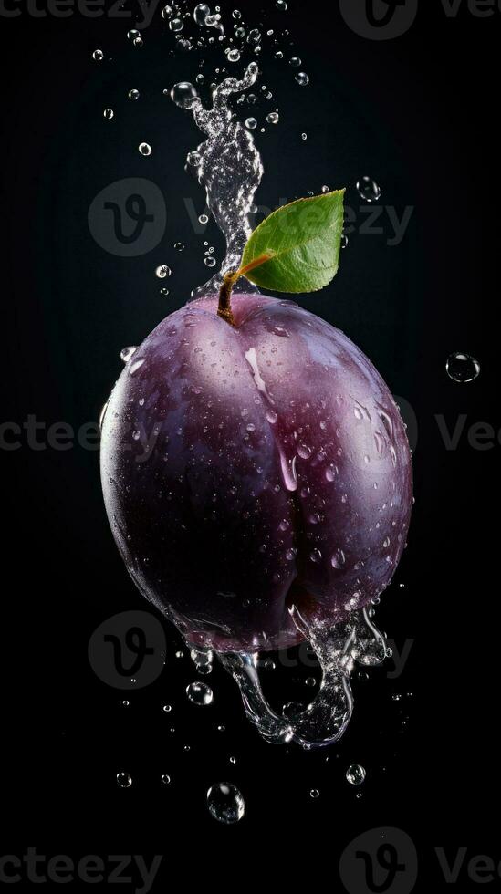 AI Generative a photo of plum