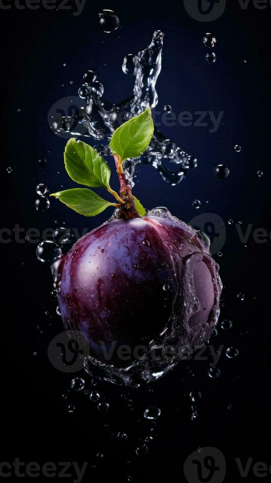 AI Generative a photo of plum