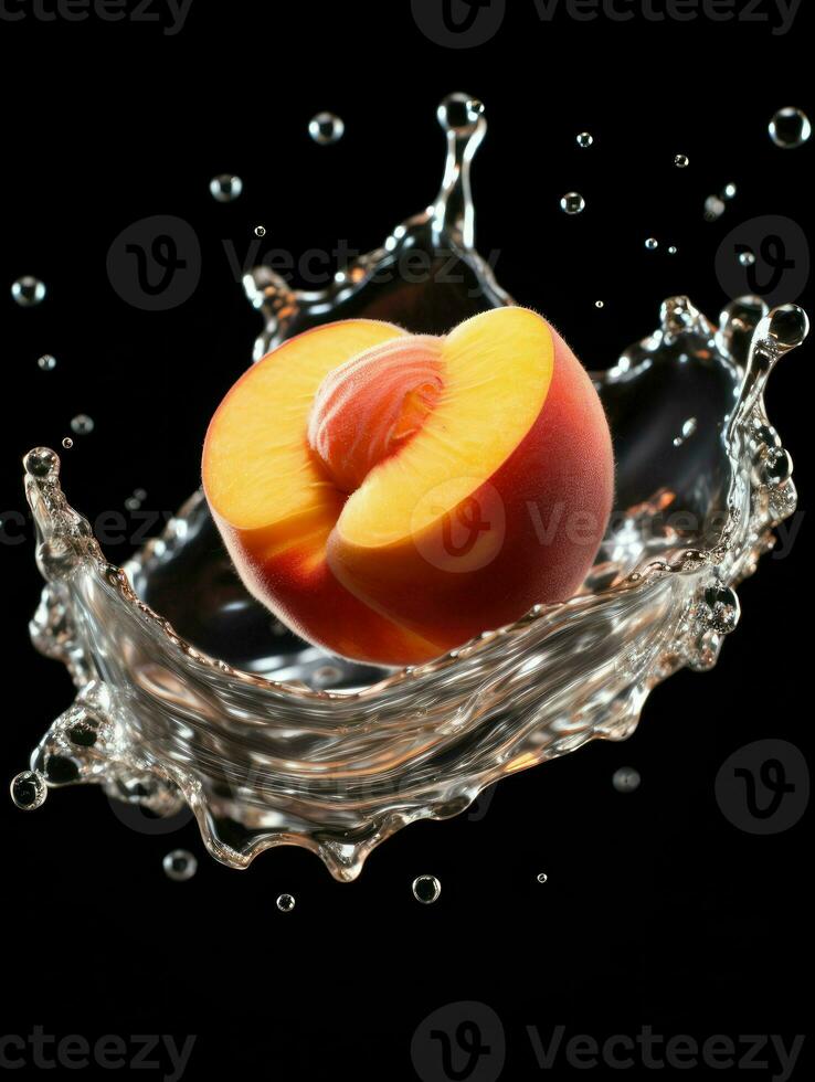 AI Generative a photo of nectarine