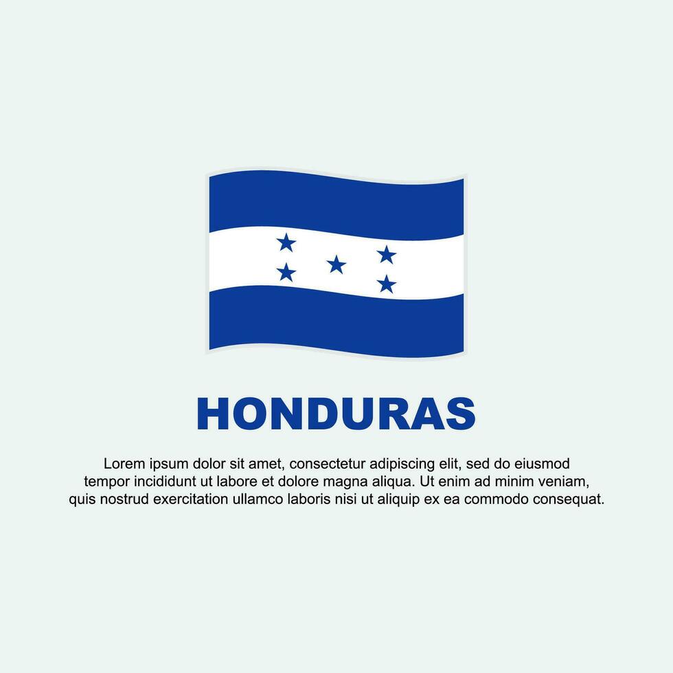 Honduras bandera antecedentes diseño modelo. Honduras independencia día bandera social medios de comunicación correo. antecedentes vector