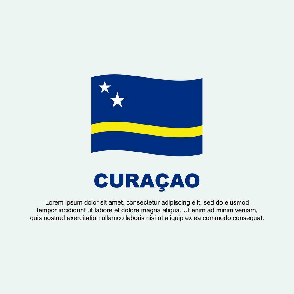 curacao bandera antecedentes diseño modelo. curacao independencia día bandera social medios de comunicación correo. curacao antecedentes vector