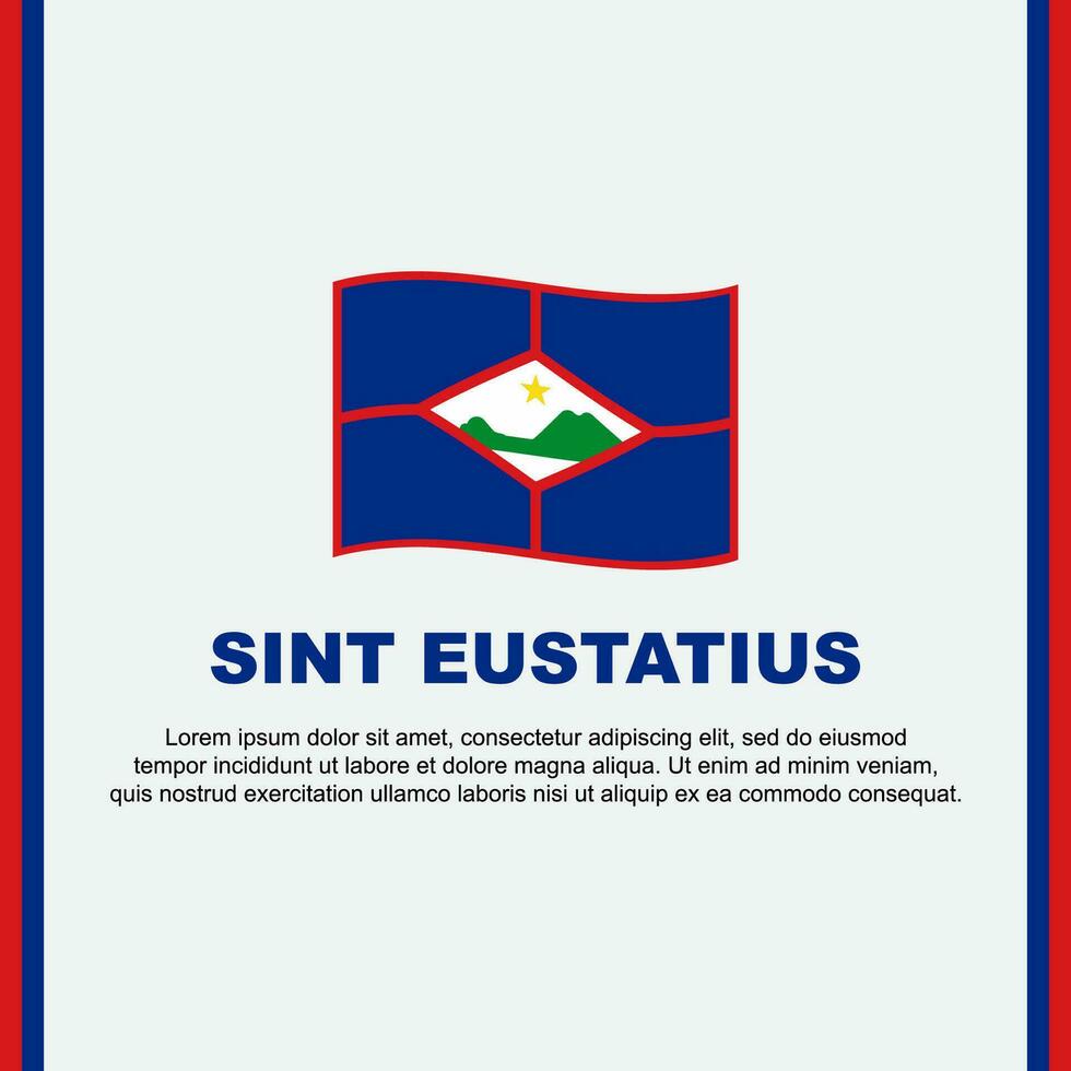 sint Eustaquio bandera antecedentes diseño modelo. sint Eustaquio independencia día bandera social medios de comunicación correo. sint Eustaquio dibujos animados vector