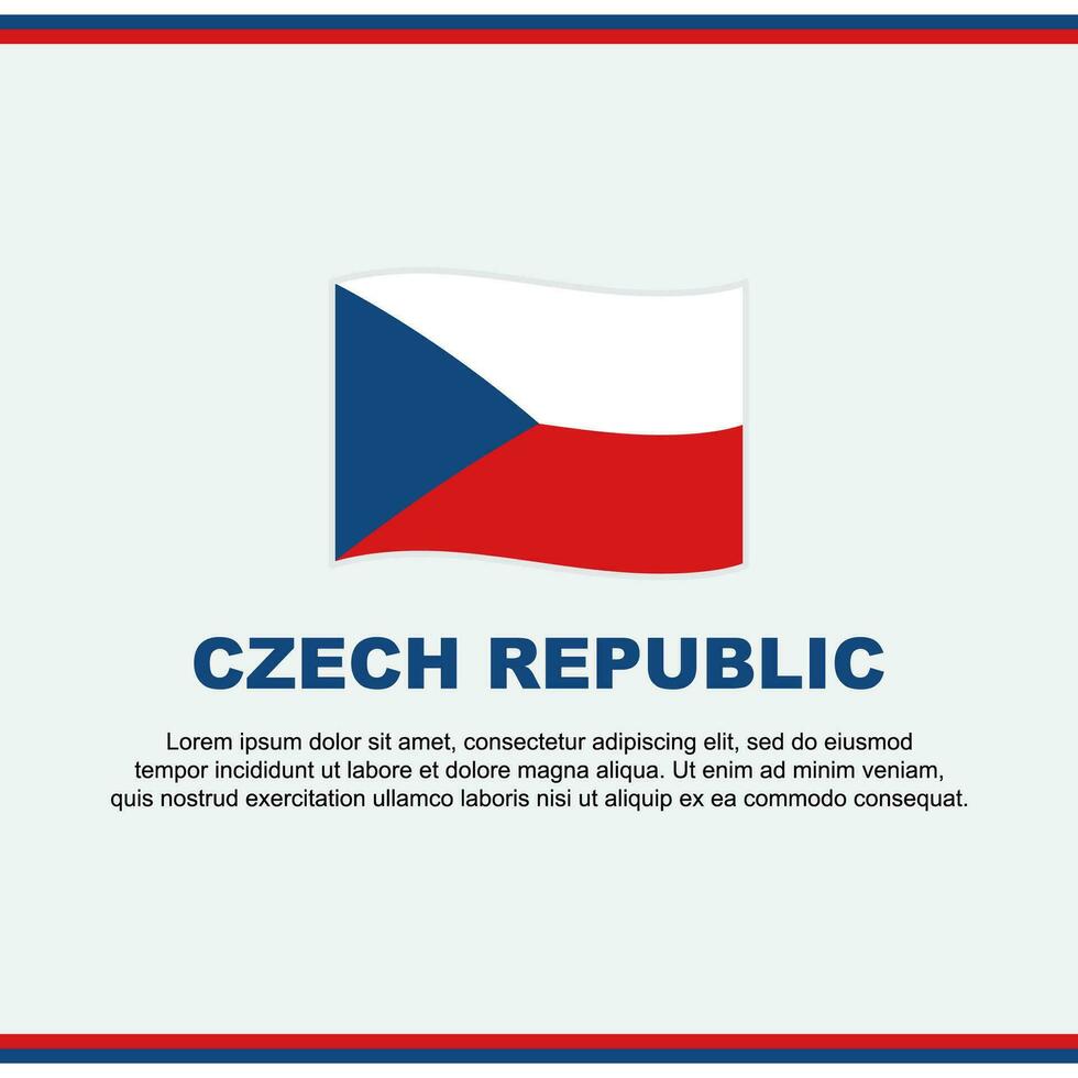 checo república bandera antecedentes diseño modelo. checo república independencia día bandera social medios de comunicación correo. checo república diseño vector