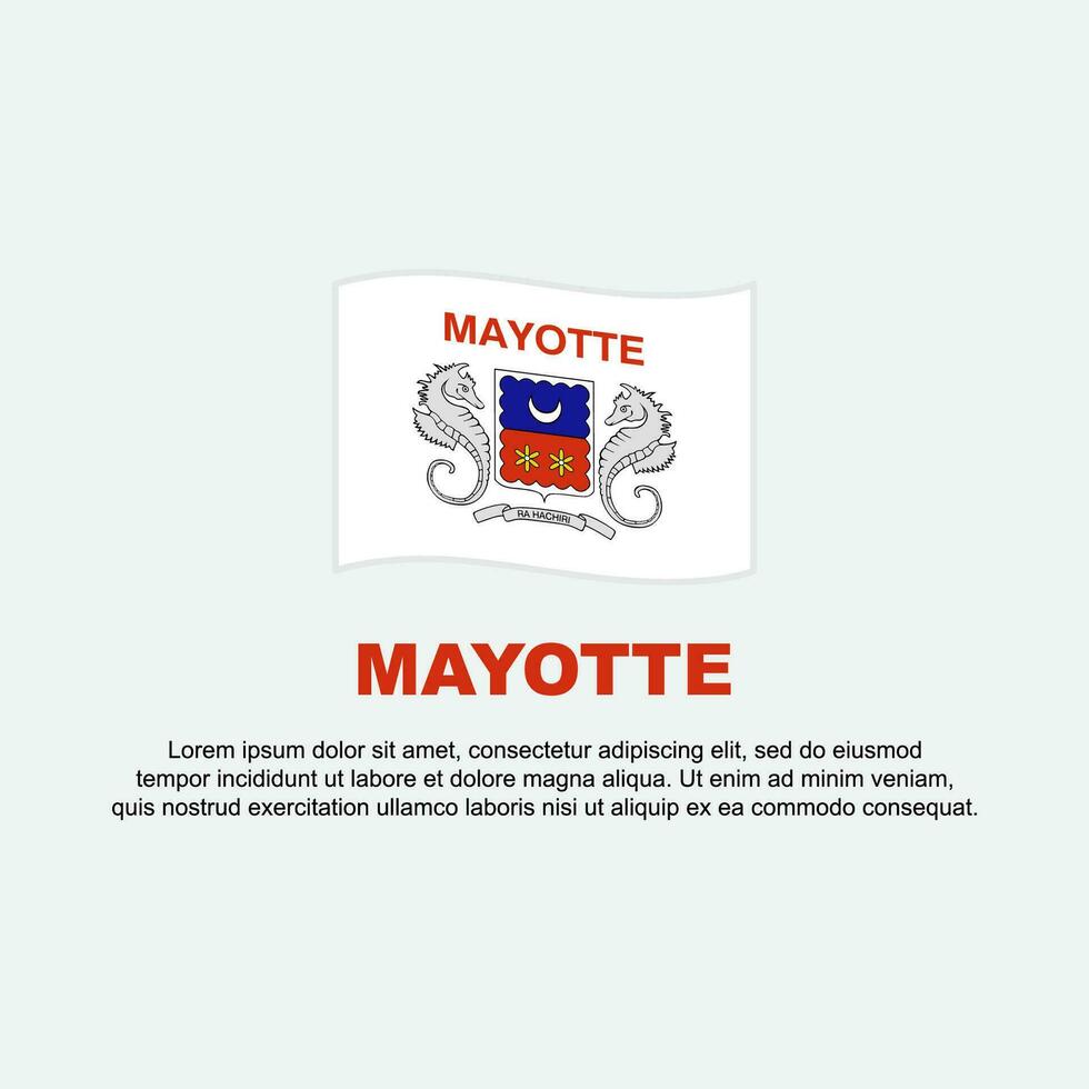 mayotte bandera antecedentes diseño modelo. mayotte independencia día bandera social medios de comunicación correo. mayotte antecedentes vector