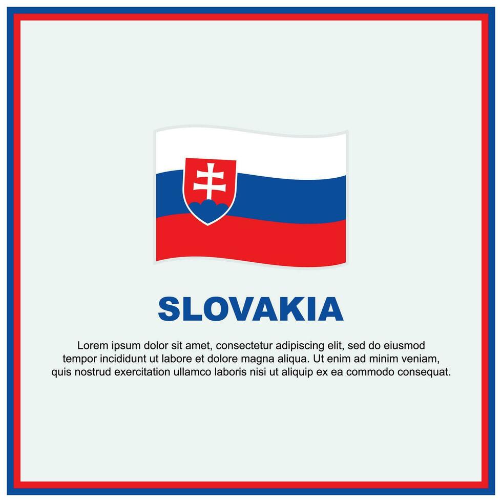 Eslovaquia bandera antecedentes diseño modelo. Eslovaquia independencia día bandera social medios de comunicación correo. Eslovaquia bandera vector