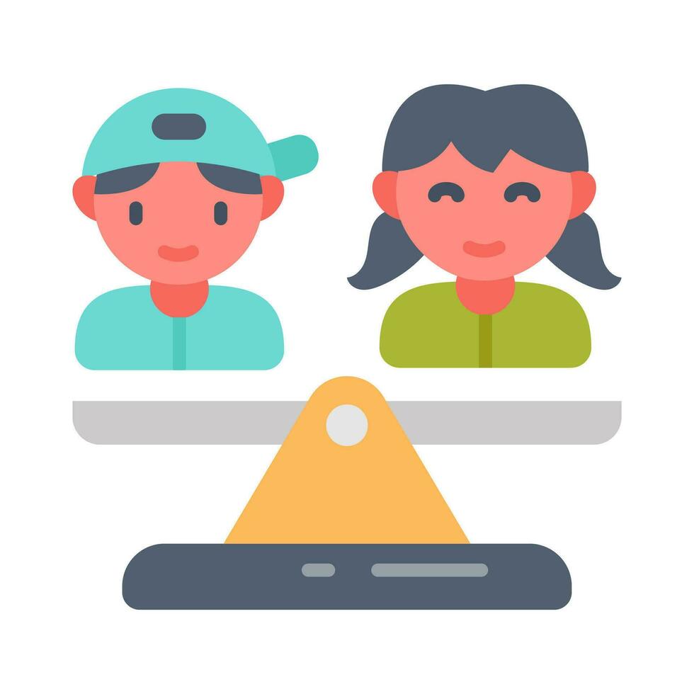 Equality icon in vector. Illustration vector