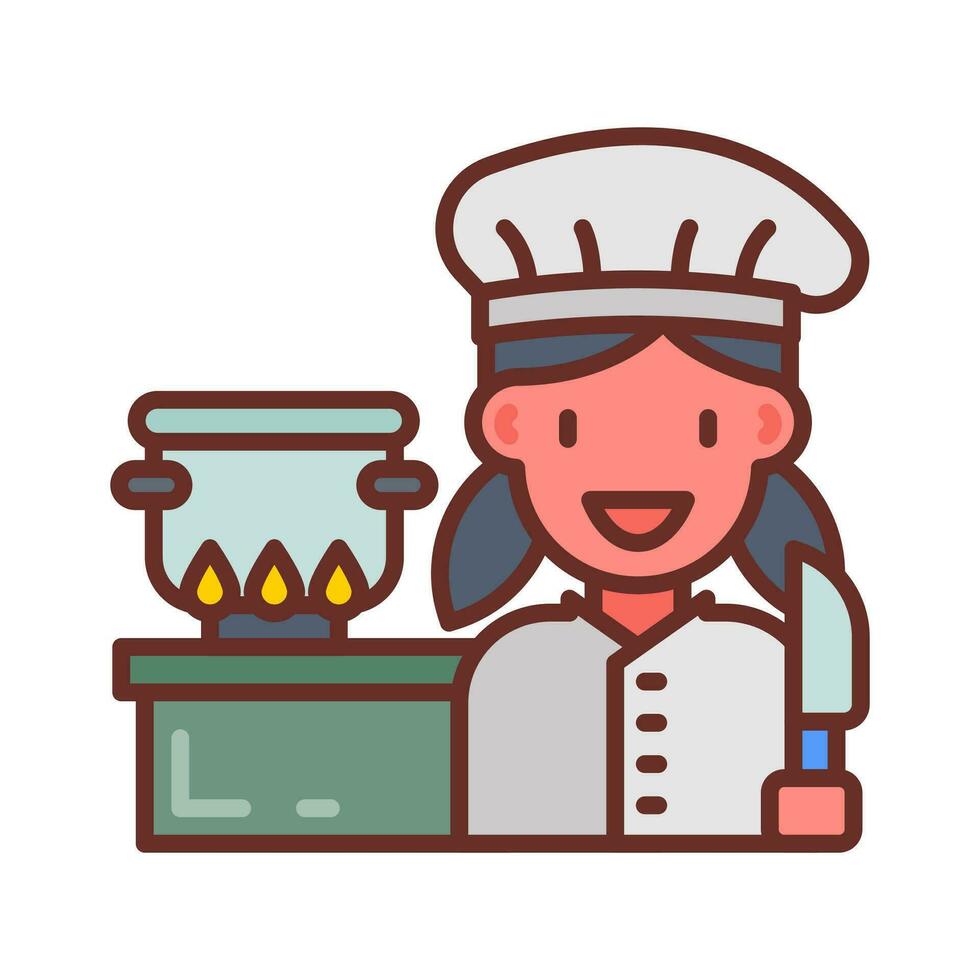 Cocinando icono en vector. ilustración vector