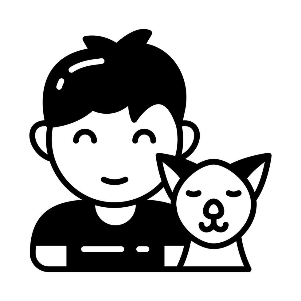 Pet icon in vector. Illustration vector