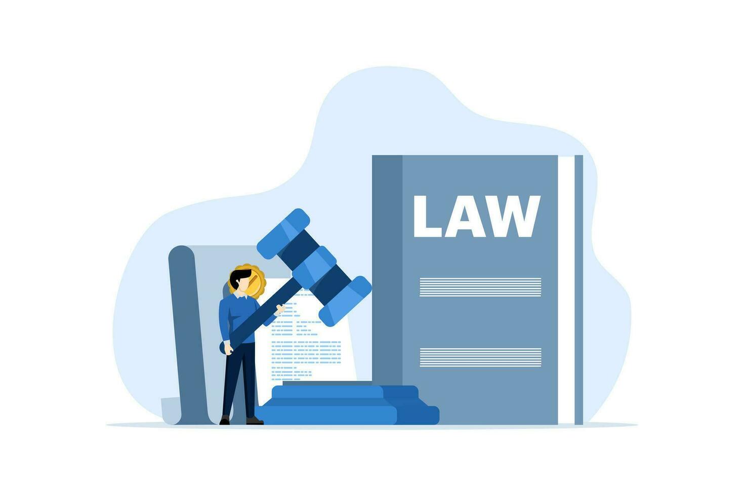 Law and justice concepts, Legal documents, Law firms and legal services, Lawyer services, People seeking legal advice, Professional legal lawyer consultations, Legal Consultants. vector illustration.