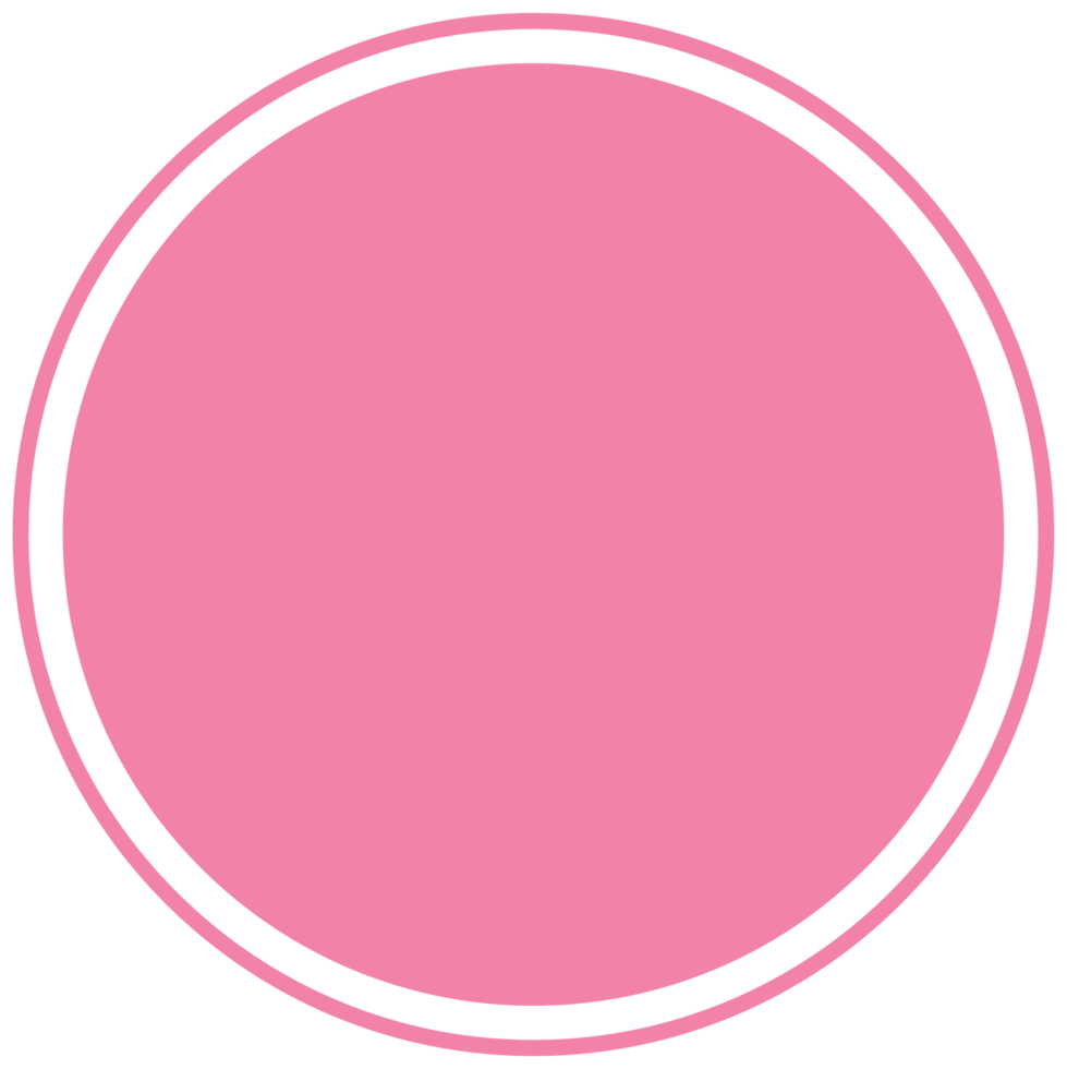 fond rond rose pour le texte. créer des messages, des histoires, des titres, des faits saillants. clipart png transparent