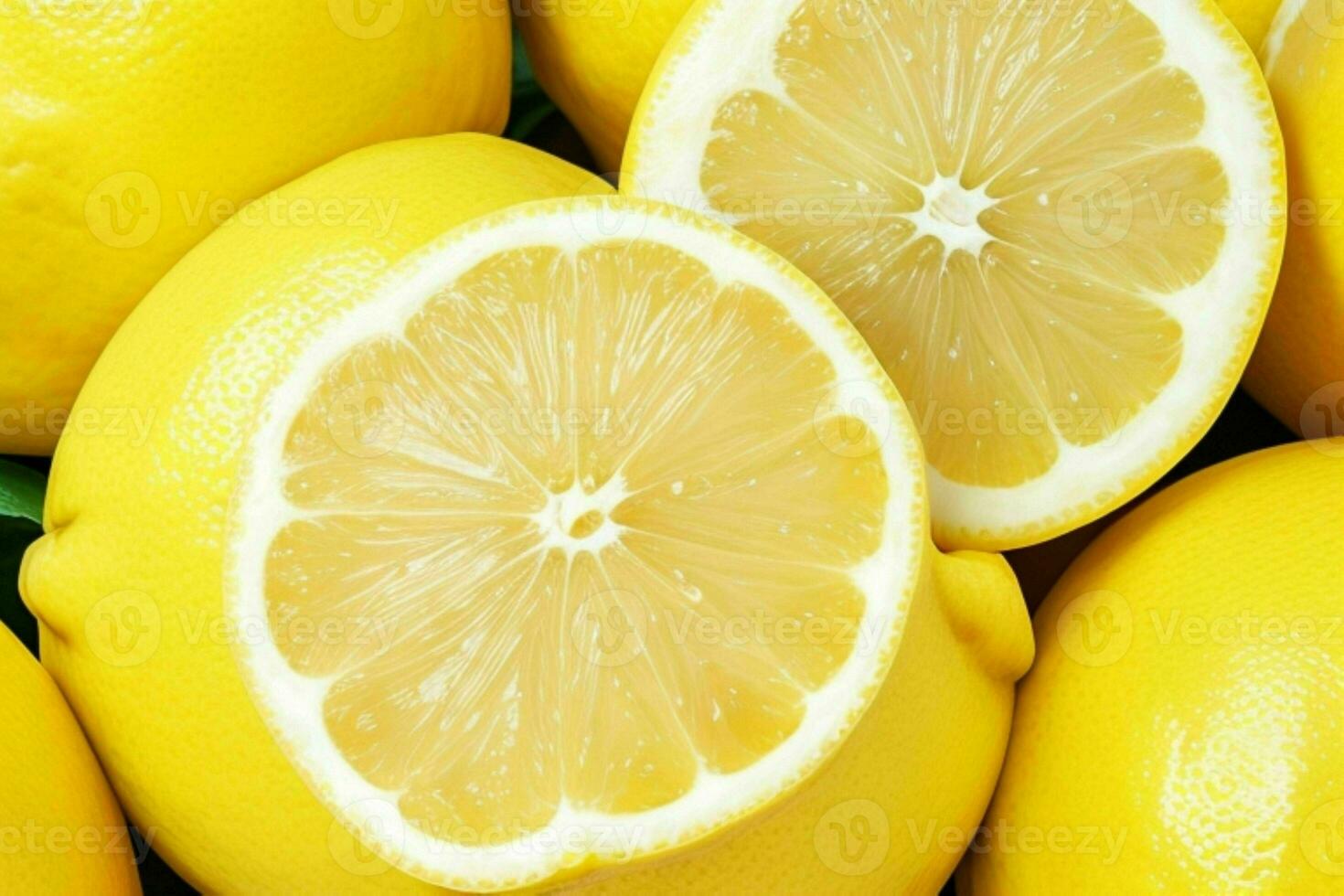 lemon. background. AI Generative Pro Photo