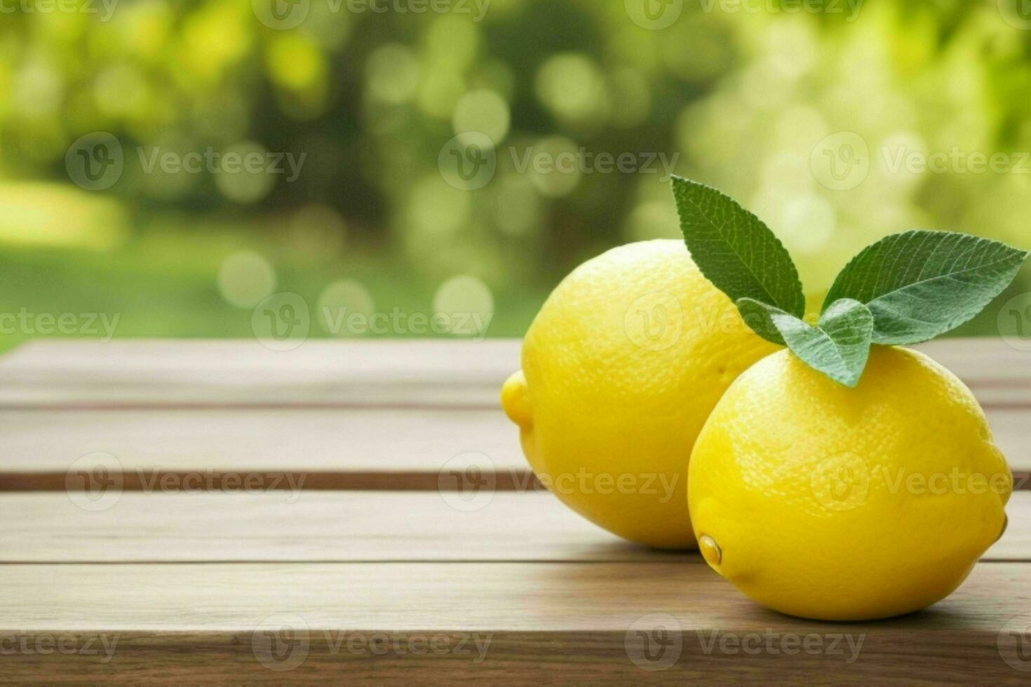 lemon. background. AI Generative Pro Photo