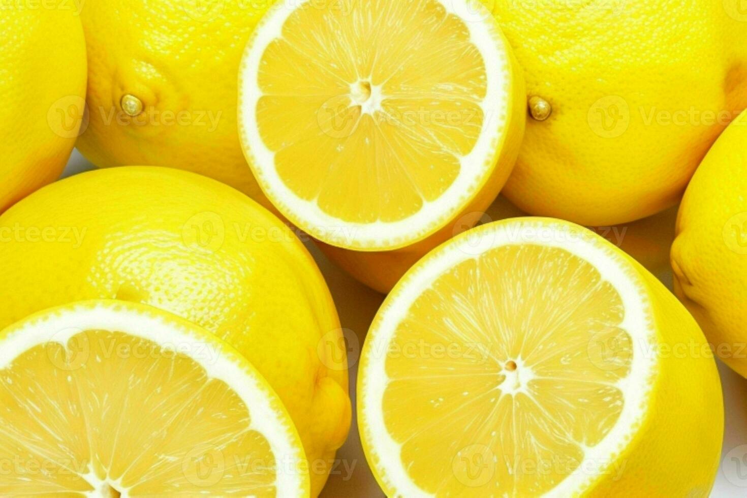 lemon. background. AI Generative Pro Photo