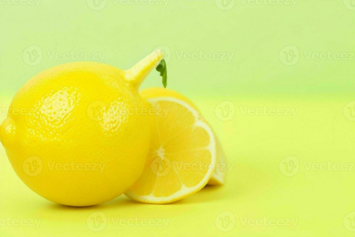 lemon. background. AI Generative Pro Photo