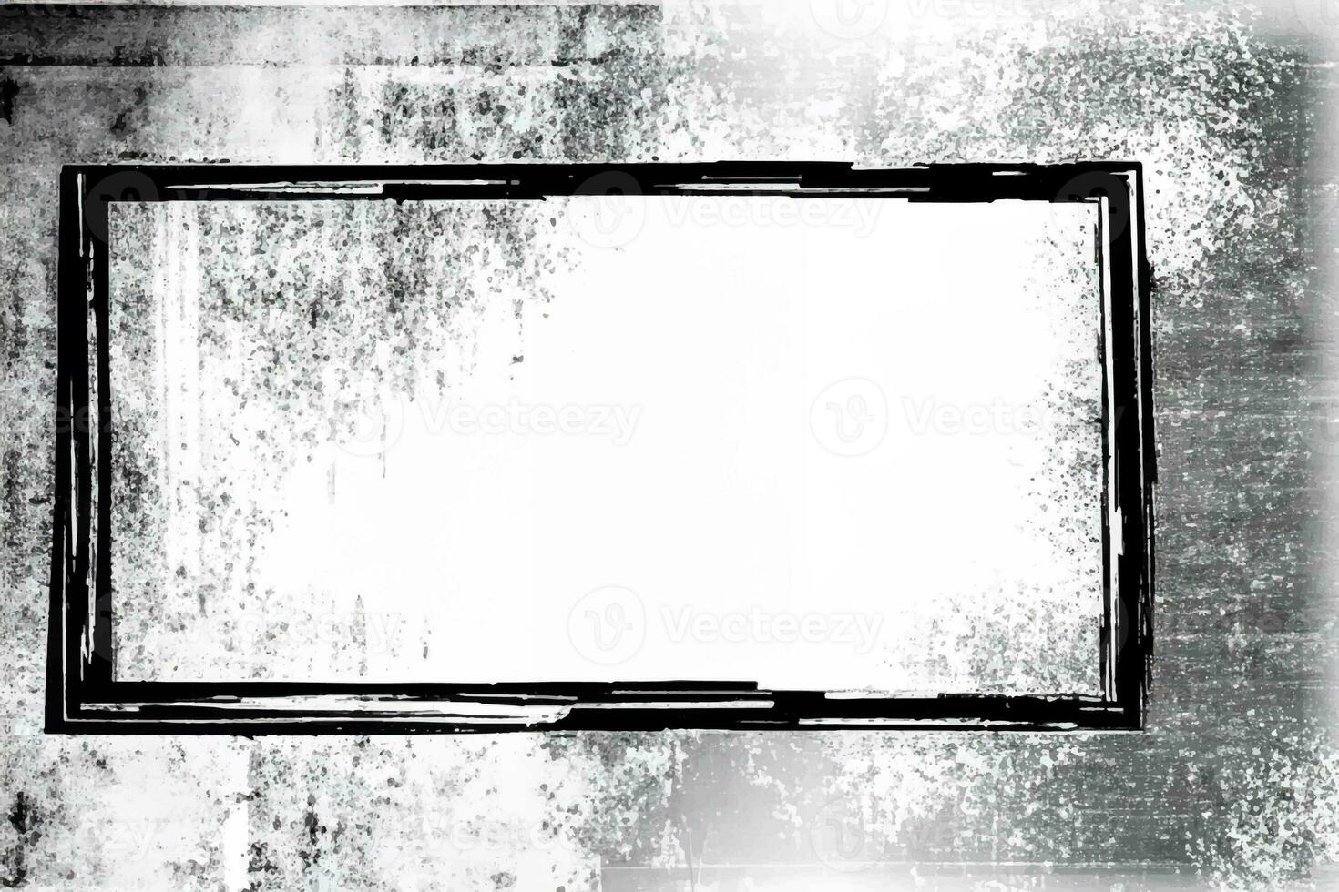 Abstract grunge rectangular frame photo