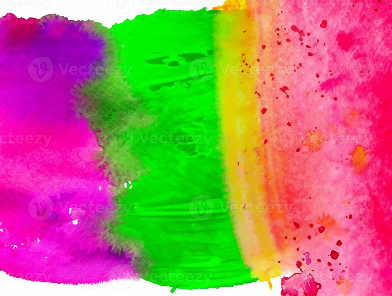 Isolated watercolor splatter stain colorful photo