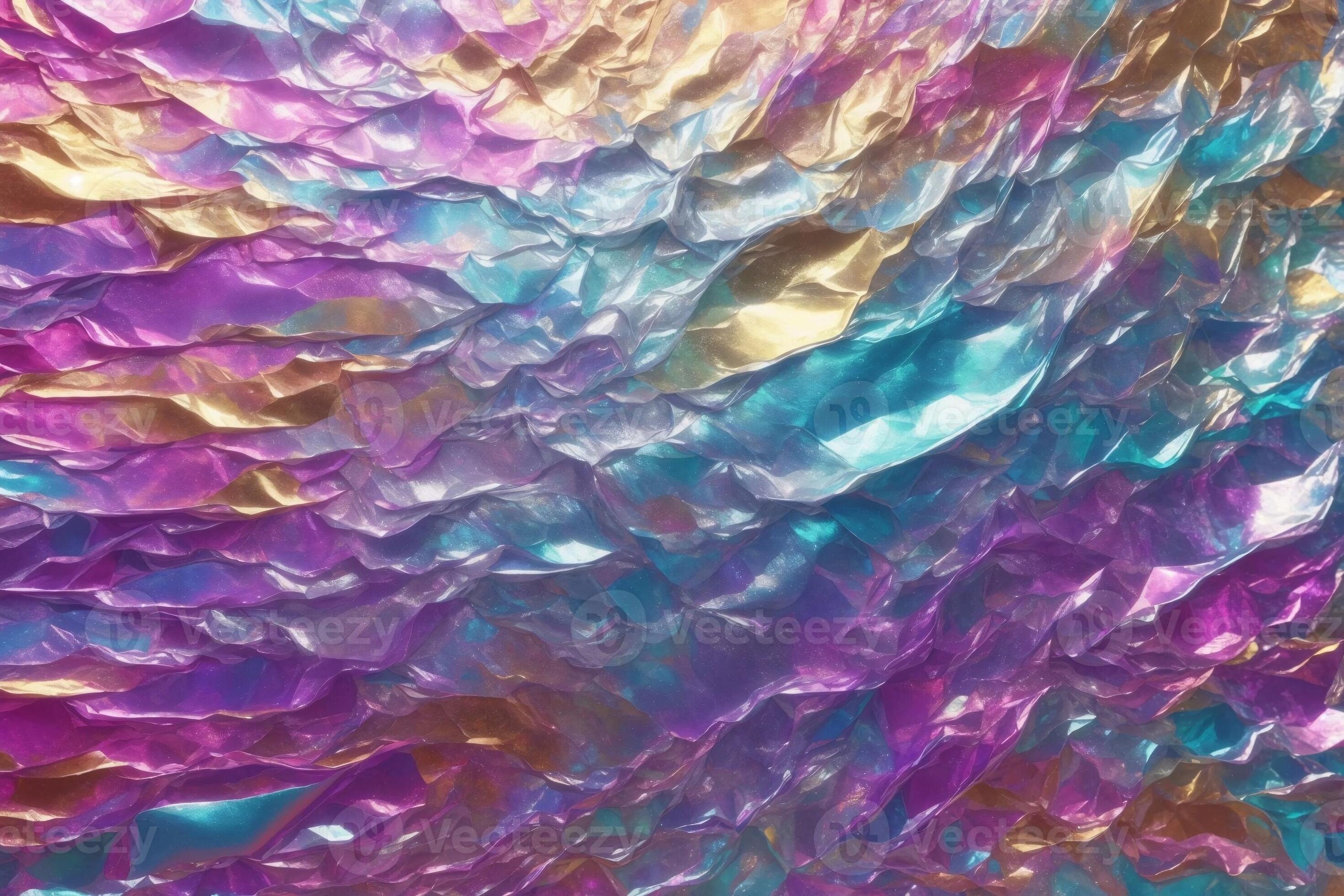 Iridescent Foil Texture, Iridescent Foil Background, Foil Texture, Foil