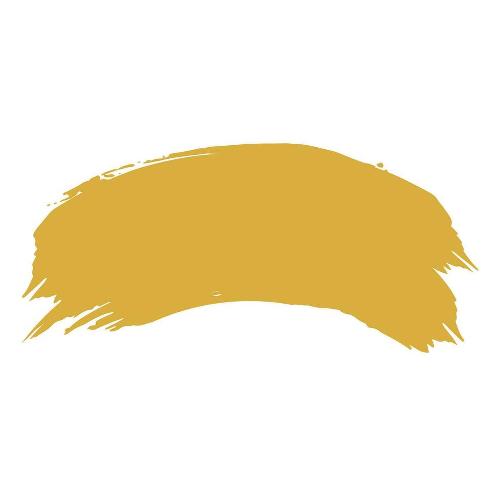 soft brown ink paint brush stroke vector