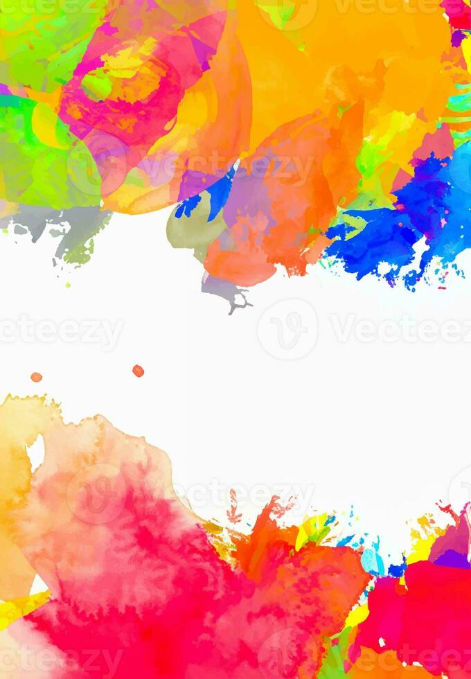 Watercolor texture splatter stain background photo