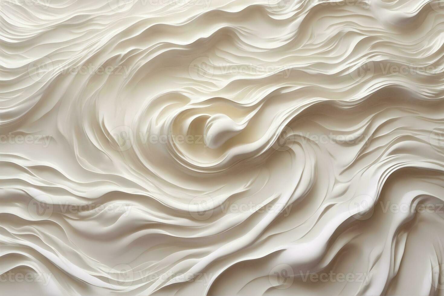 Abstract White Acrylic Paint Waves Background, Acrylic Paint Waves Background, Liquid Paint Background, AI Generative photo