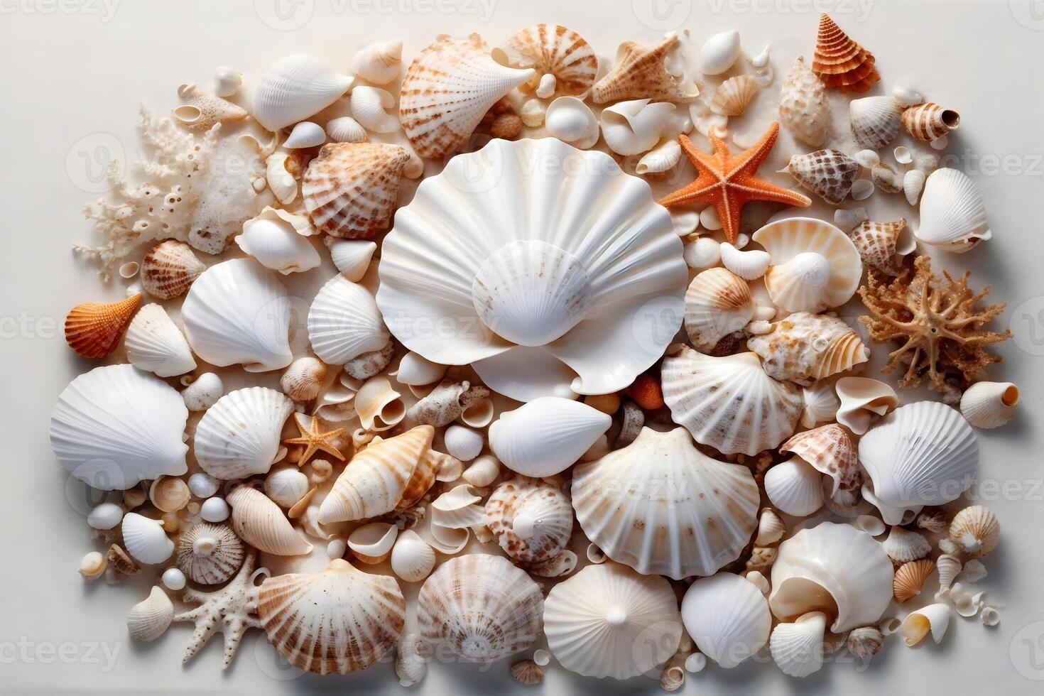 White Seashell Wallpaper, Seashell Background, Seashell Wallpaper