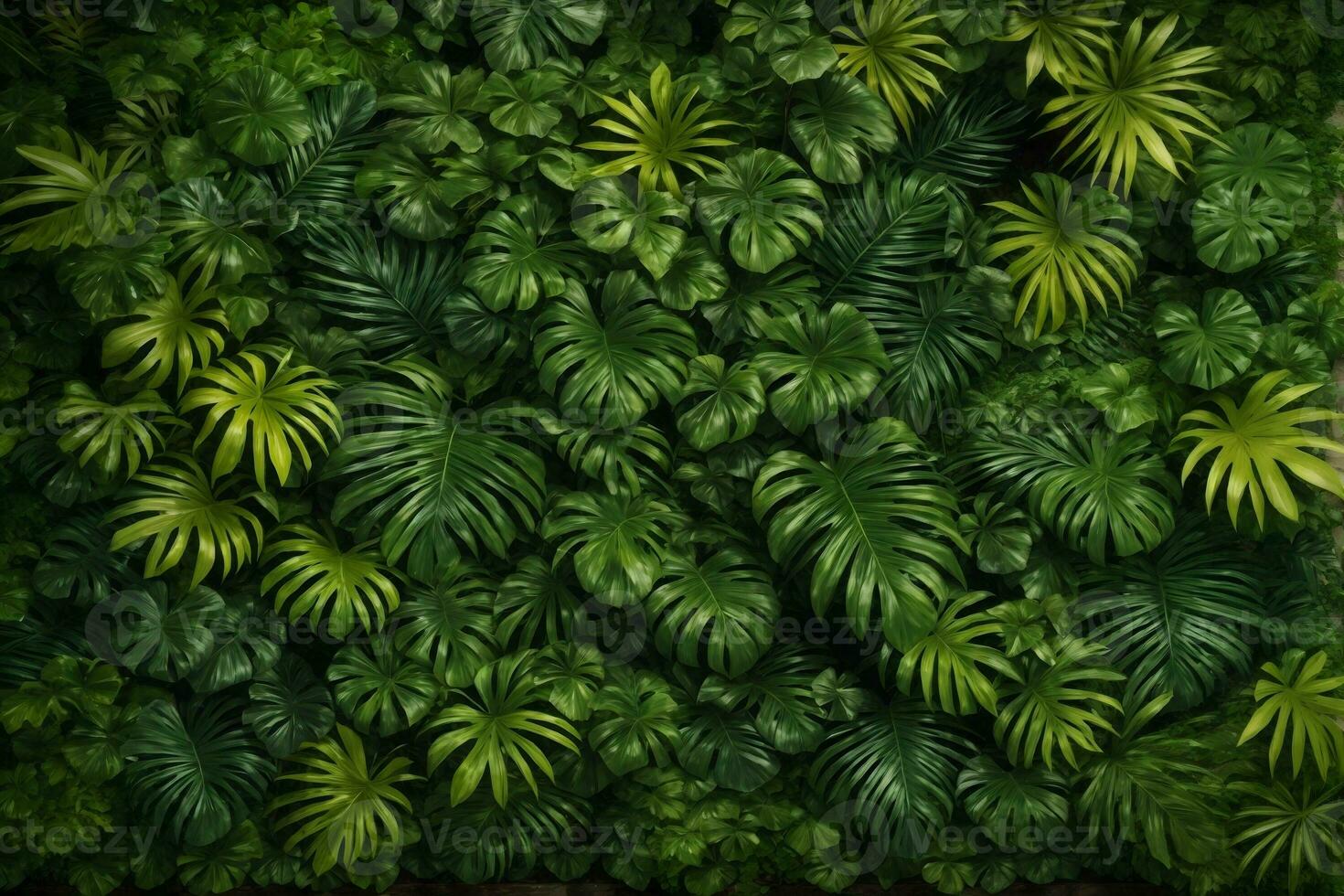 Tropical Leaves Background, Exotic Leaves Background, Tropical Leaves Wallpaper, jungle Leaves Background, Leaves Background, AI Generative photo