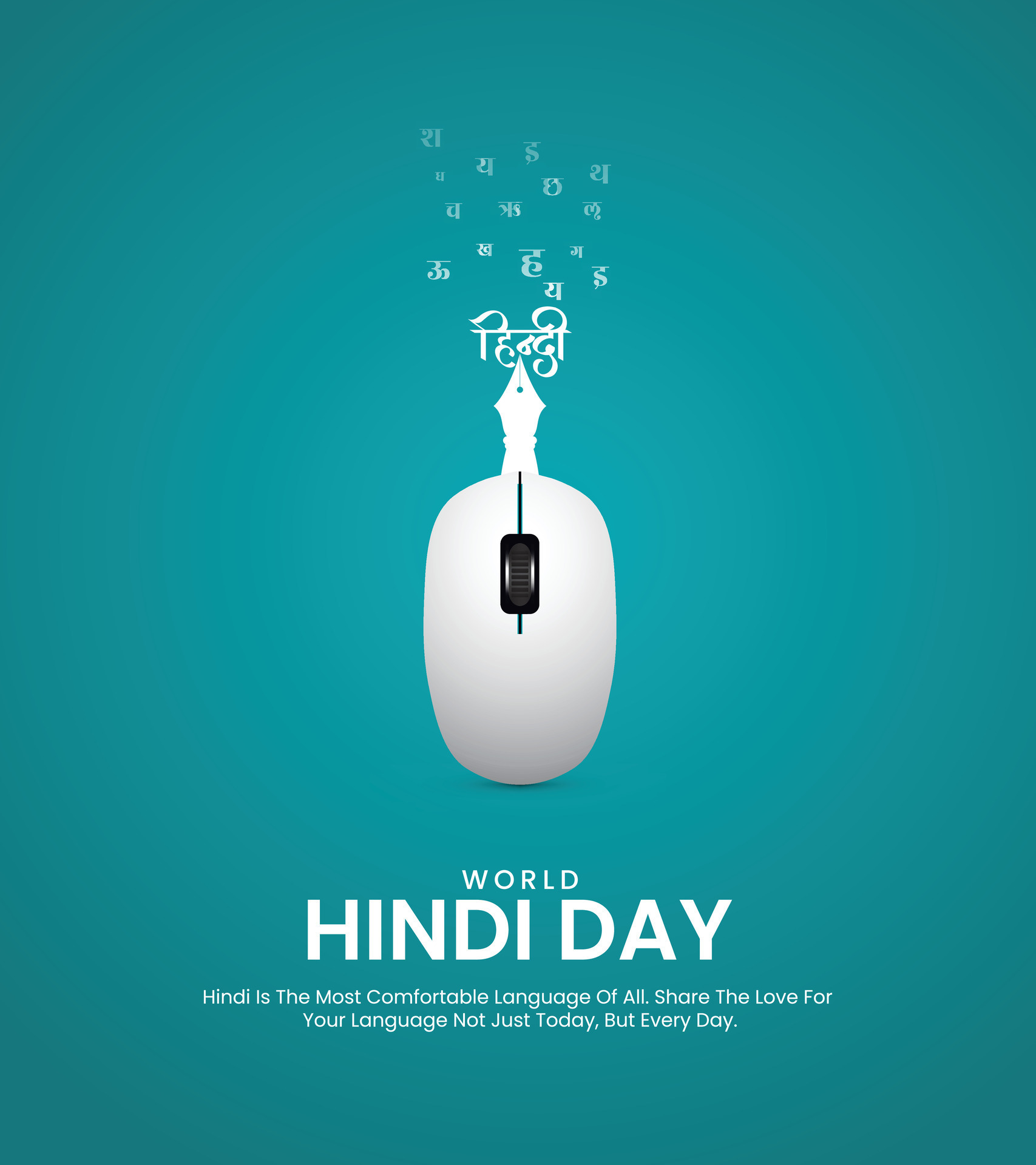 Indian Hindi Diwas. Creative Hindi Diwas social media ads 33343509