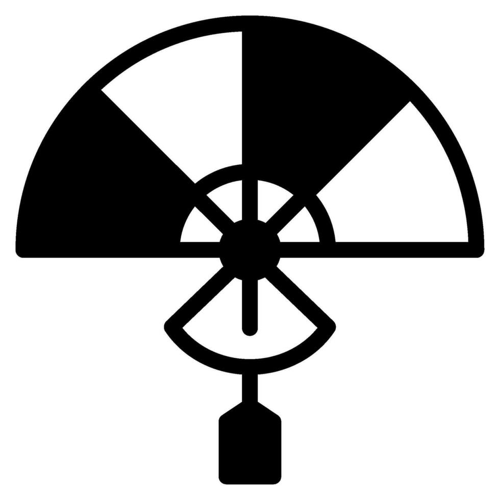 ventilador icono ilustración, para uiux, infografía, etc vector