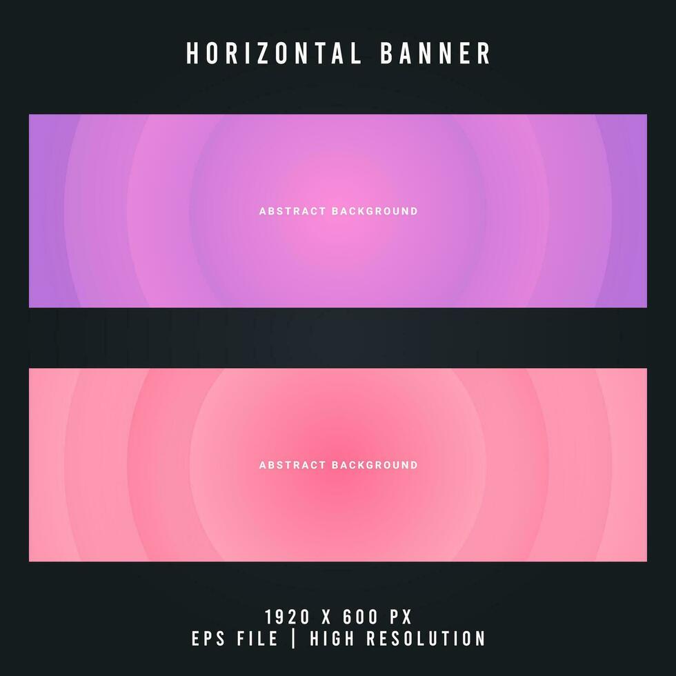 Abstract Fluid Background Horizontal Banner - Dynamic and Modern Design vector