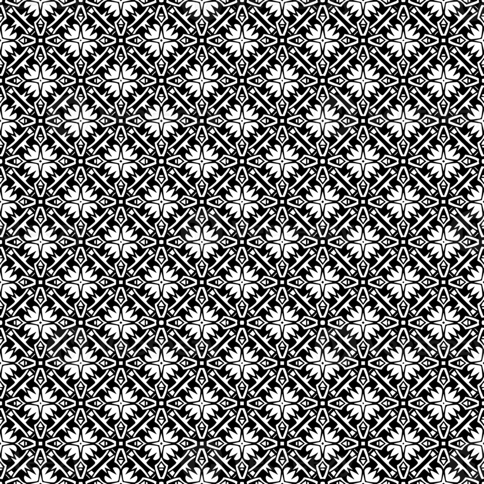 Black seamless abstract pattern. Overlay for background and backdrop. Ornamental design. PNG graphic illustration with transparent background.