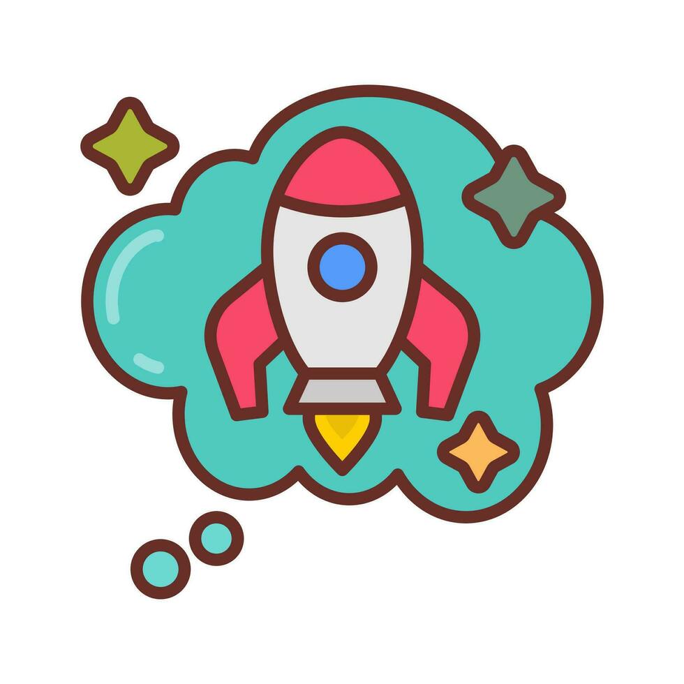 Dream icon in vector. Illustration vector