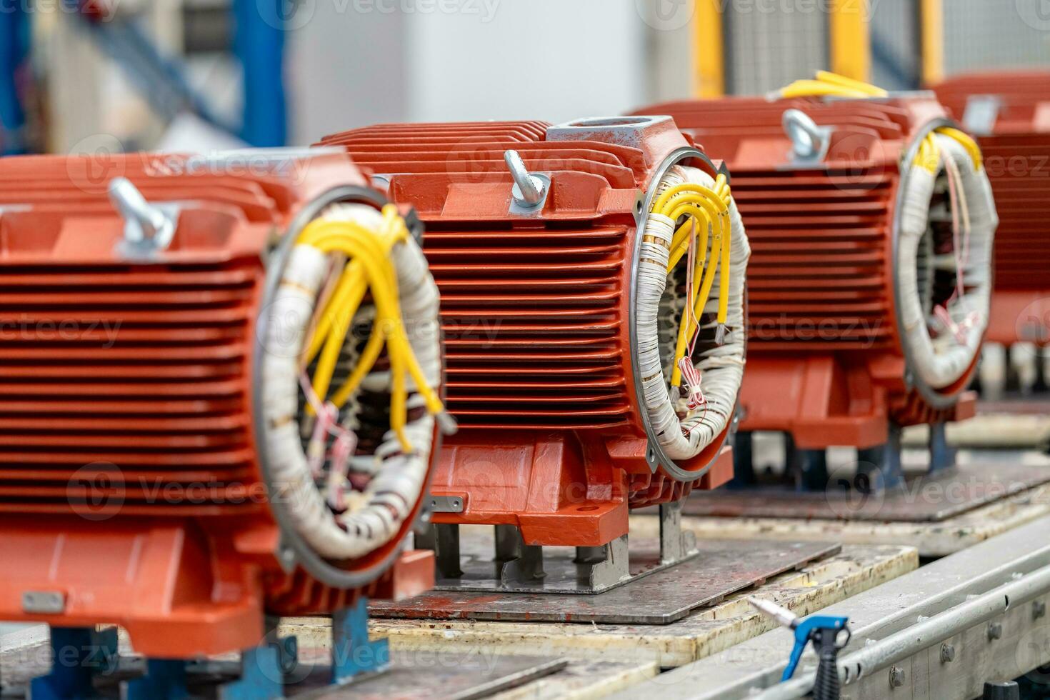 production of an electric motor in a factory photo