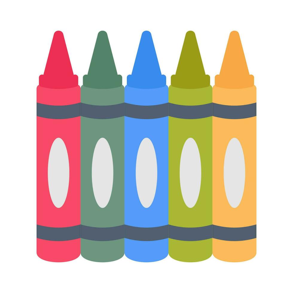 Crayon icon in vector. Illustration vector