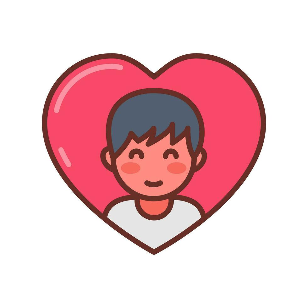 Love Children icon in vector. Illustration vector