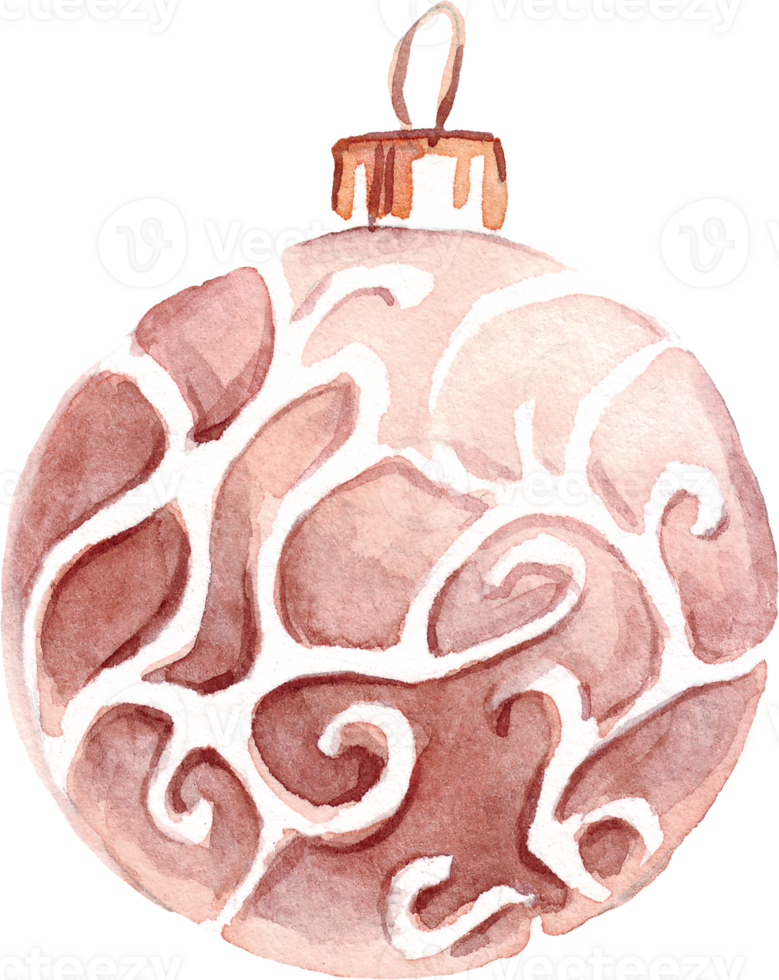 Natal bolha. aguarela clipart png