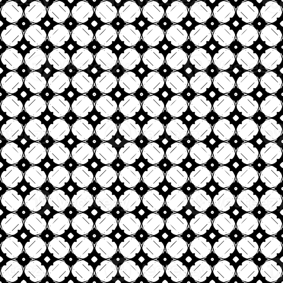 Black seamless abstract pattern. Overlay for background and backdrop. Ornamental design. PNG graphic illustration with transparent background.