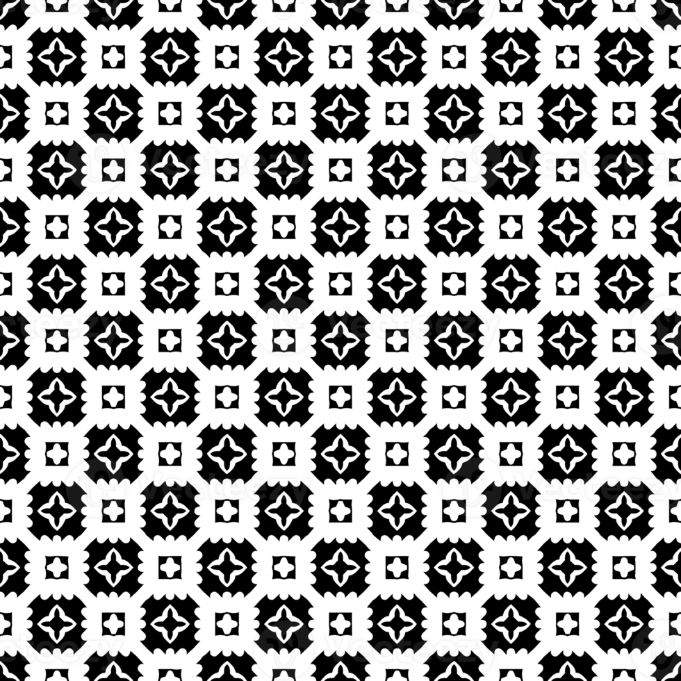 Black seamless abstract pattern. Overlay for background and backdrop. Ornamental design. PNG graphic illustration with transparent background.