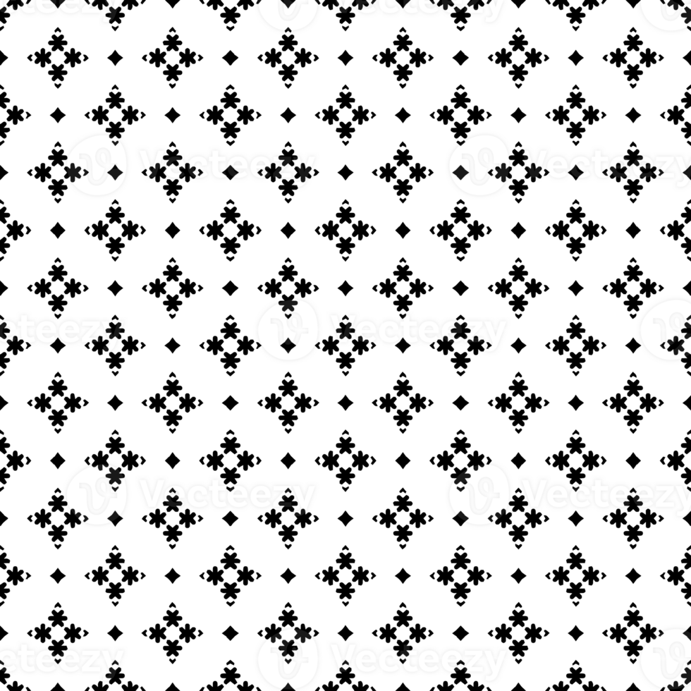 Black seamless abstract pattern. Overlay for background and backdrop. Ornamental design. PNG graphic illustration with transparent background.