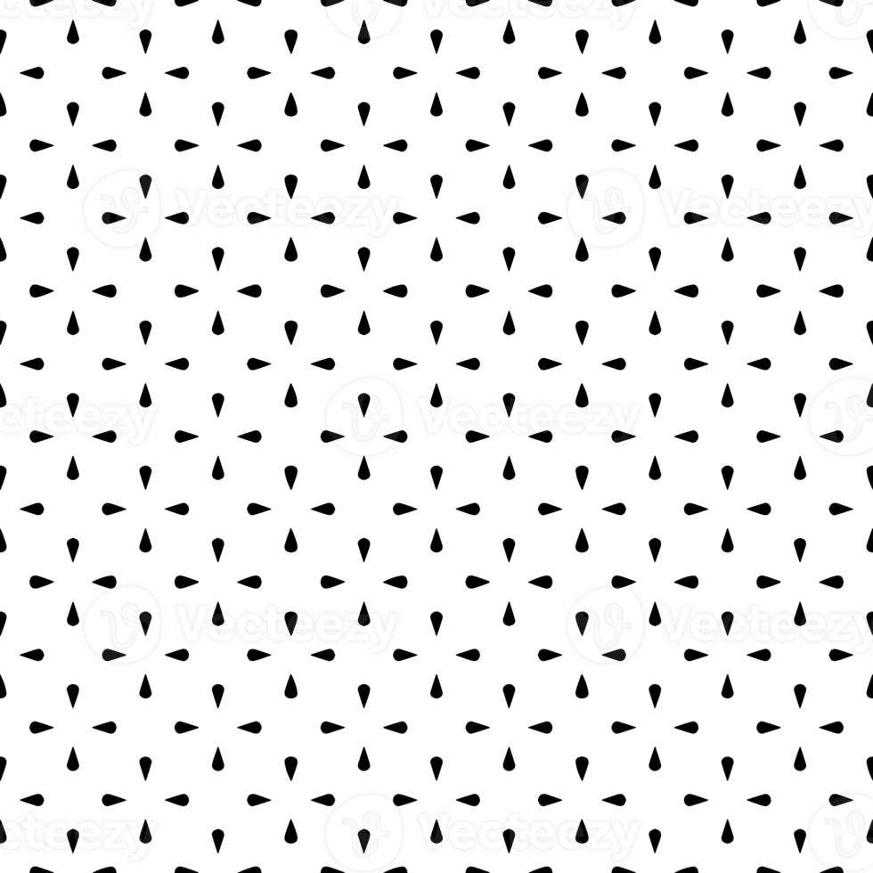 Black seamless abstract pattern. Overlay for background and backdrop. Ornamental design. PNG graphic illustration with transparent background.