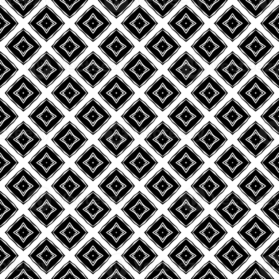 Black seamless abstract pattern. Overlay for background and backdrop. Ornamental design. PNG graphic illustration with transparent background.