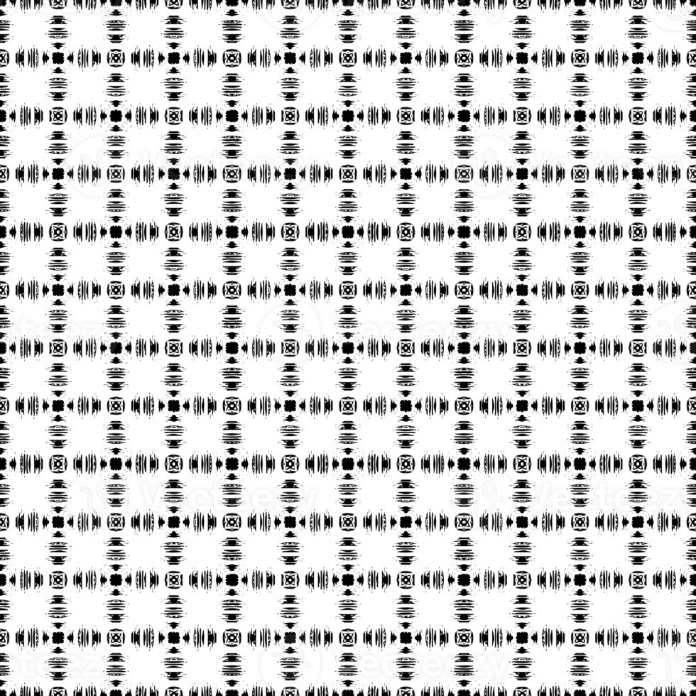 Black seamless abstract pattern. Overlay for background and backdrop. Ornamental design. PNG graphic illustration with transparent background.
