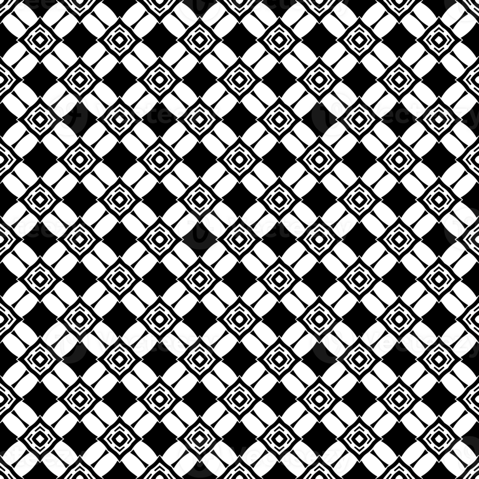 Black seamless abstract pattern. Overlay for background and backdrop. Ornamental design. PNG graphic illustration with transparent background.