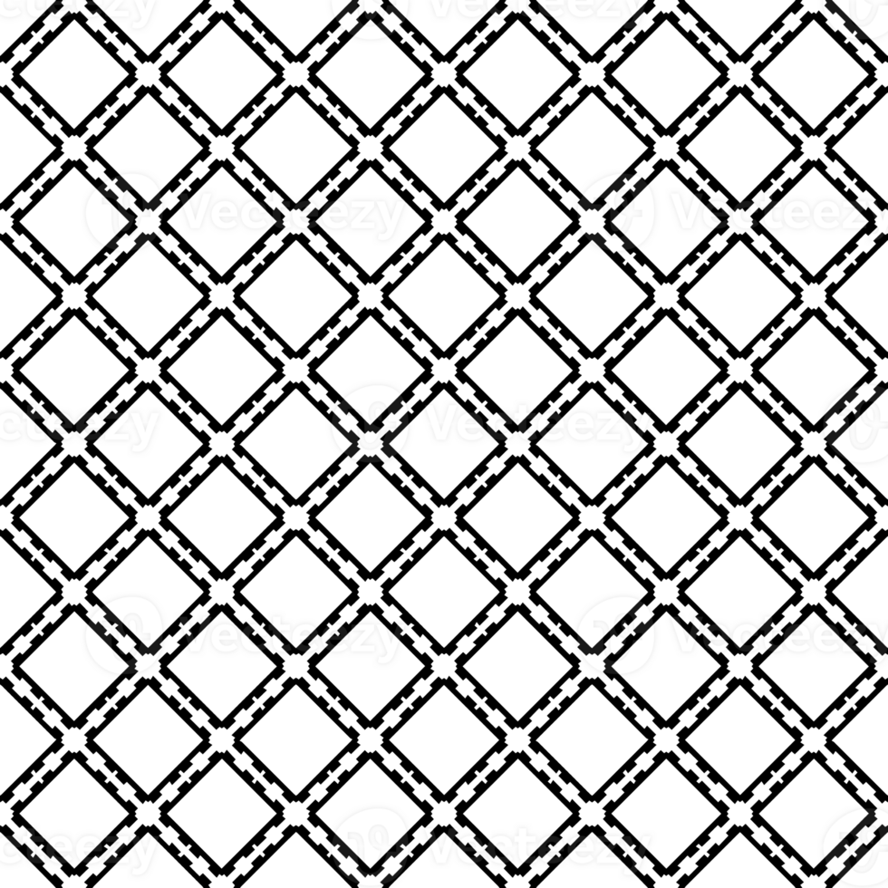 Black seamless abstract pattern. Overlay for background and backdrop. Ornamental design. PNG graphic illustration with transparent background.