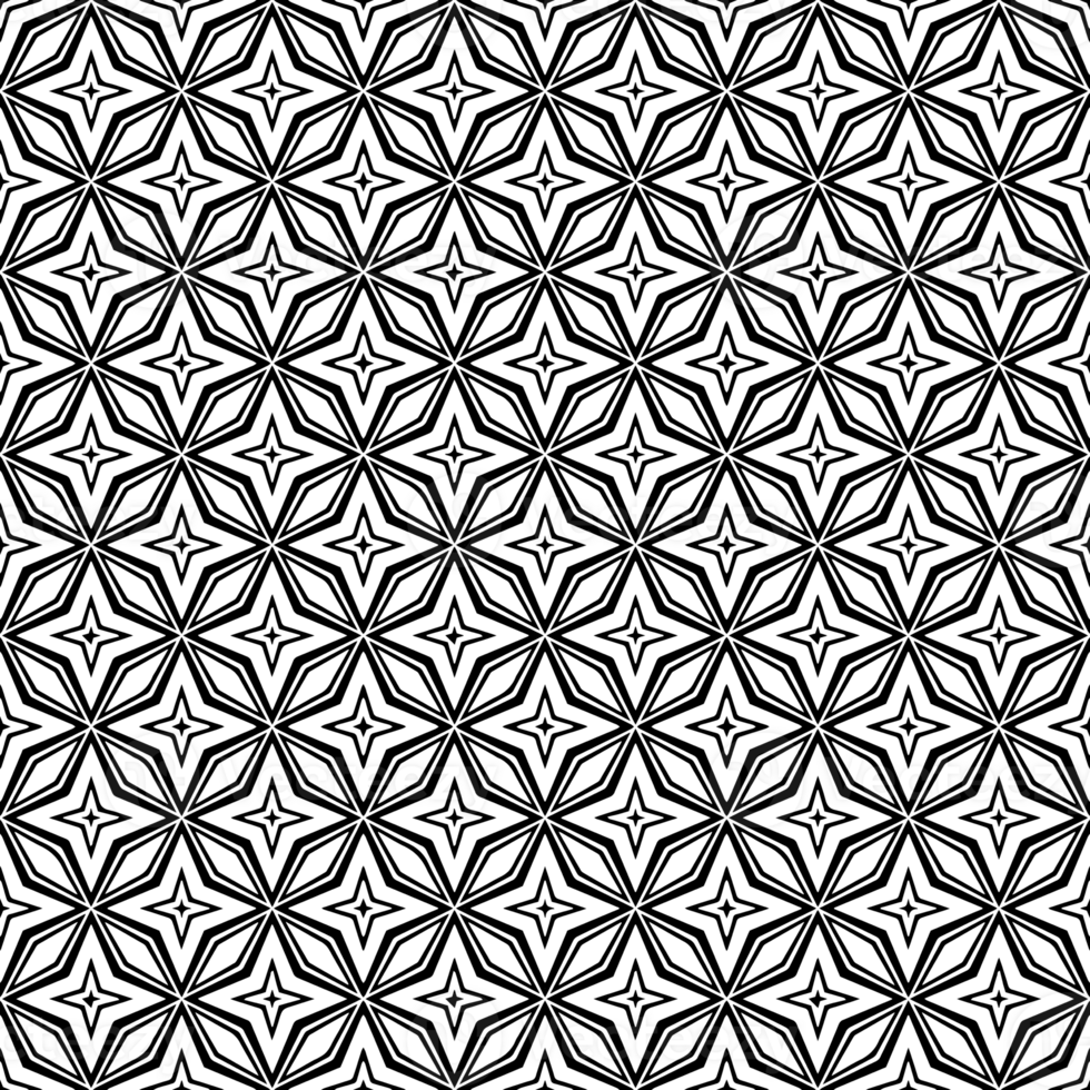Black seamless abstract pattern. Overlay for background and backdrop. Ornamental design. PNG graphic illustration with transparent background.