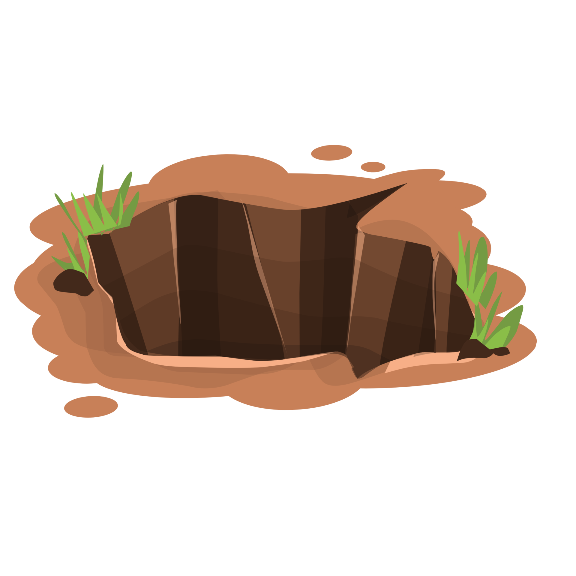 Hole in the ground Illustration 33346138 PNG