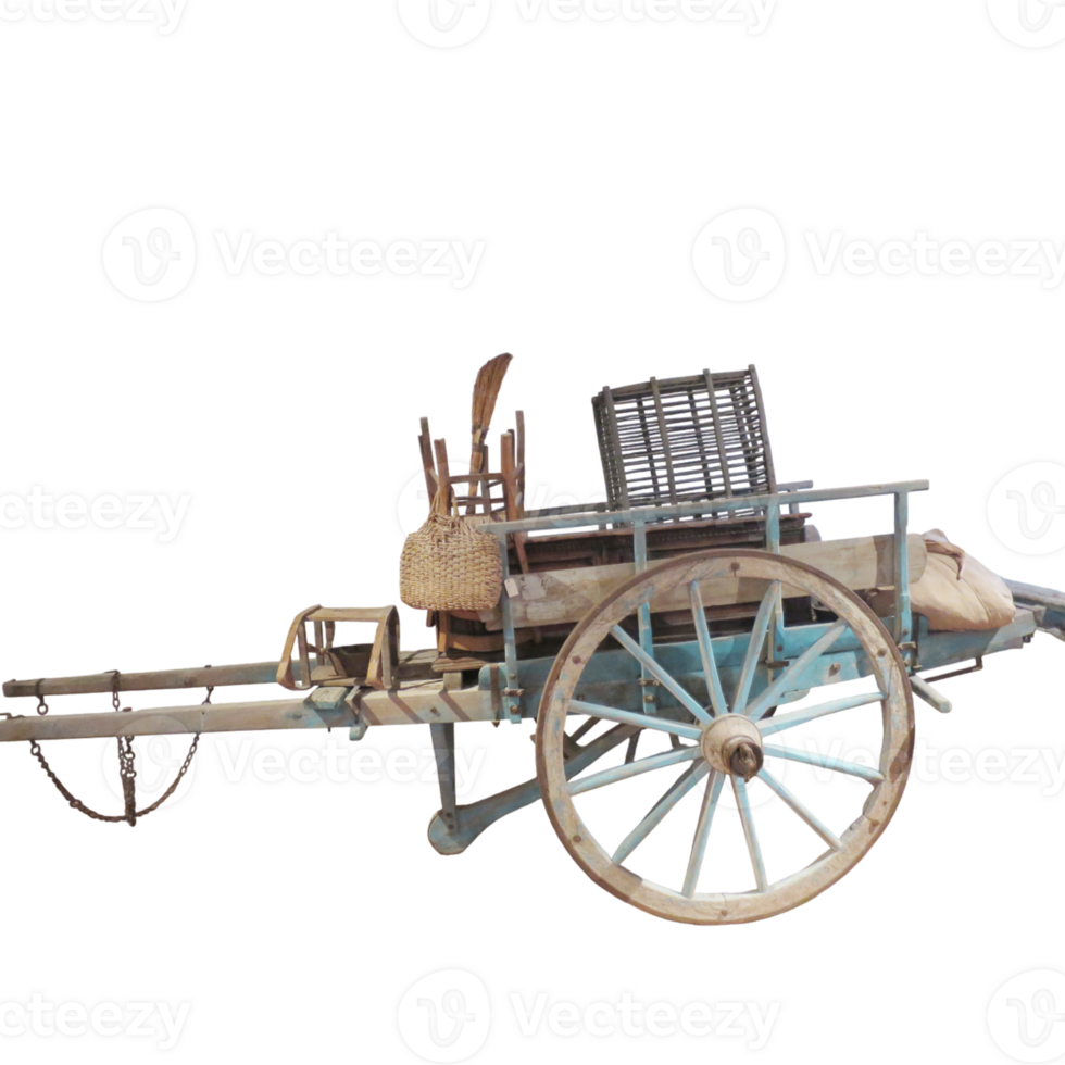 ancient wooden carts for peasant use png