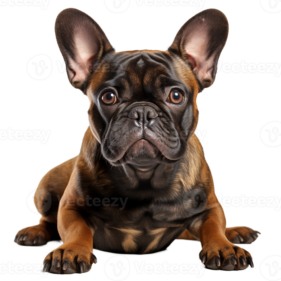 AI Generative dog on transparent background png
